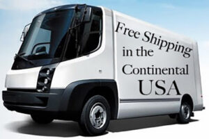 Free shipping in the continental delivery truck
