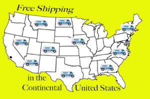 Free Shipping in the Continental United States