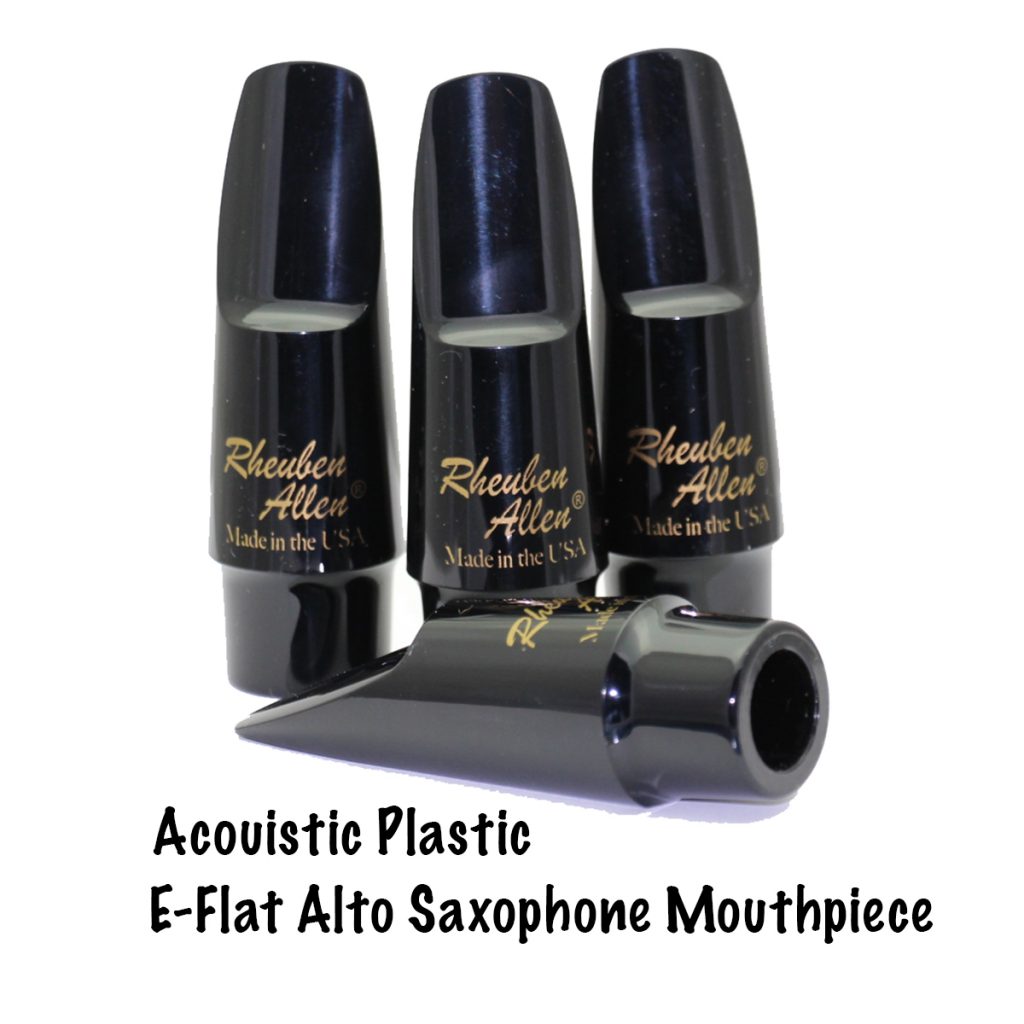 Rheuben Allen Acoustic Plastic Alto Saxophone Mouthpiece