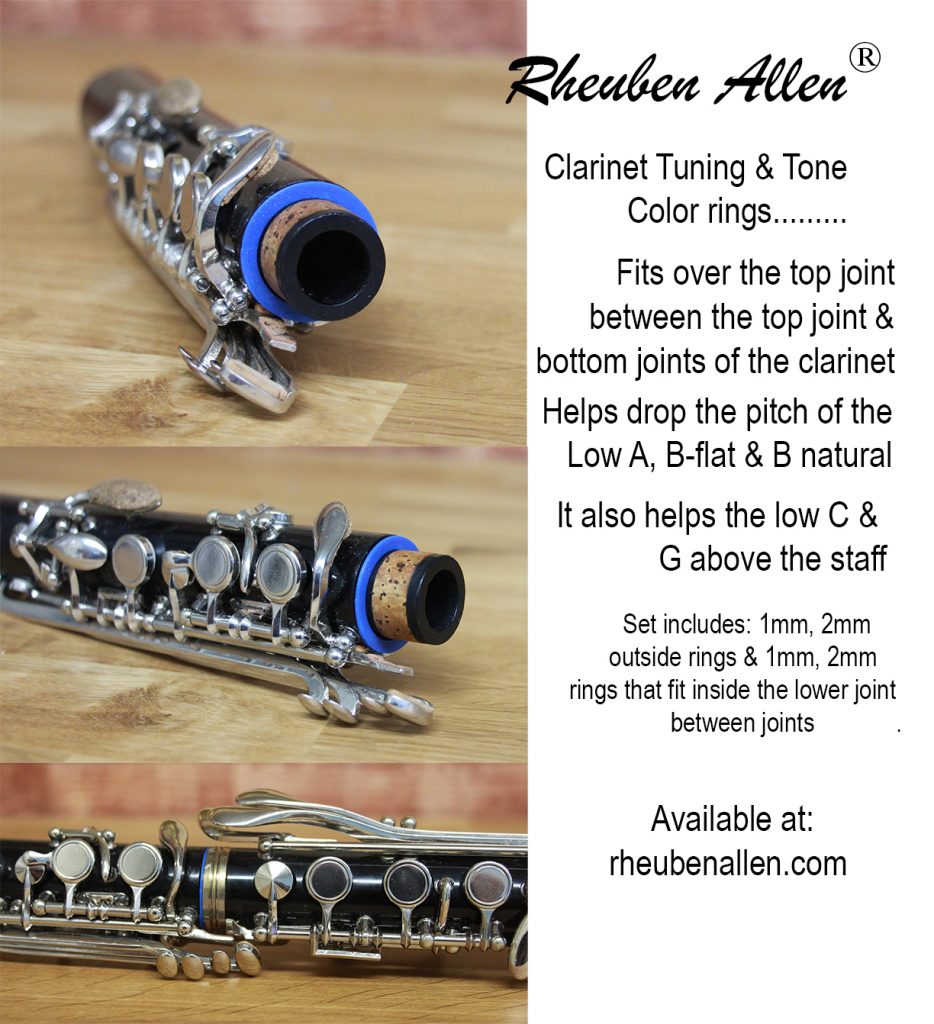 Clarinet Middle Joint tining Ring Set