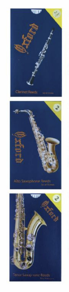 Oxford Reeds for Clarinet, Alto and Tenor Saxophones