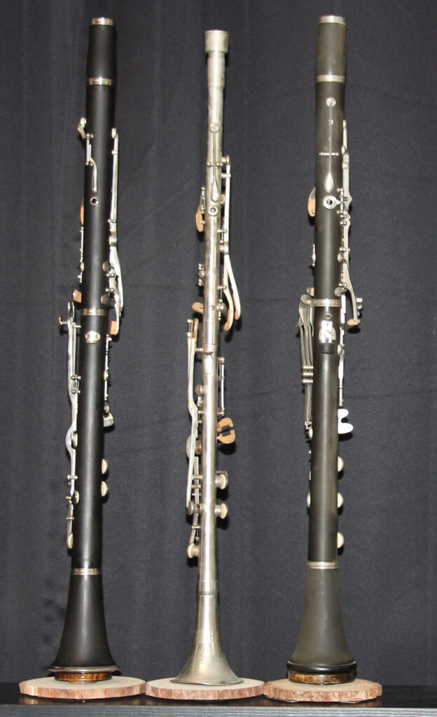 Clarinets in the key of G back view