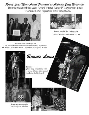 Ronnie Laws Brochure & donations