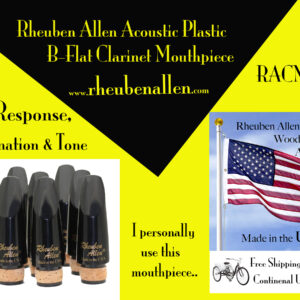 Rheuben Allen B-Flat Clarinet Mouthpiece