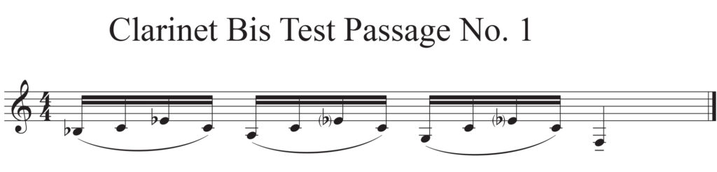 Bis test passage by Rheuben Allen