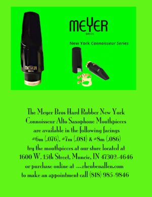 Meyer Alto Sax Mouthpiece Ad No.1