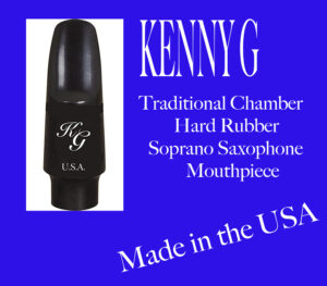 Kenny G Hard Rubber TraditionalChamber Soprano Saxophone Mouthpiece